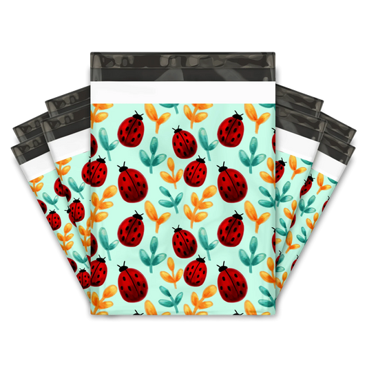 Ladybug Poly Mailers