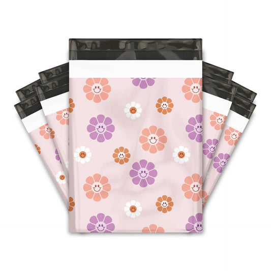 Groovy Flowers Poly Mailers