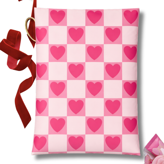 Heart Check Poly Mailers